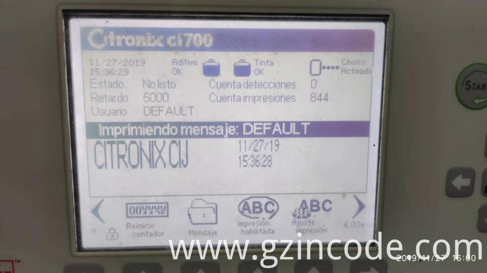 Héich Qualitéit Second Hand Inkjet Printer High Quality Second Hand Inkjet Printer